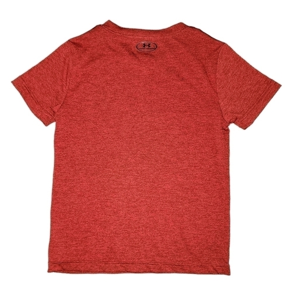 Under Armour heat gear size 4 short sleeve tee shirt red, polyester - Picture 5 of 7